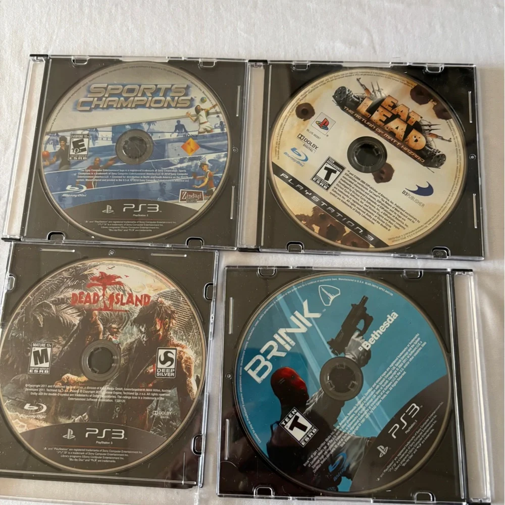 Sony PS3 Game Set of 4